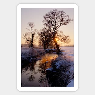 River Brett sunrise Sticker